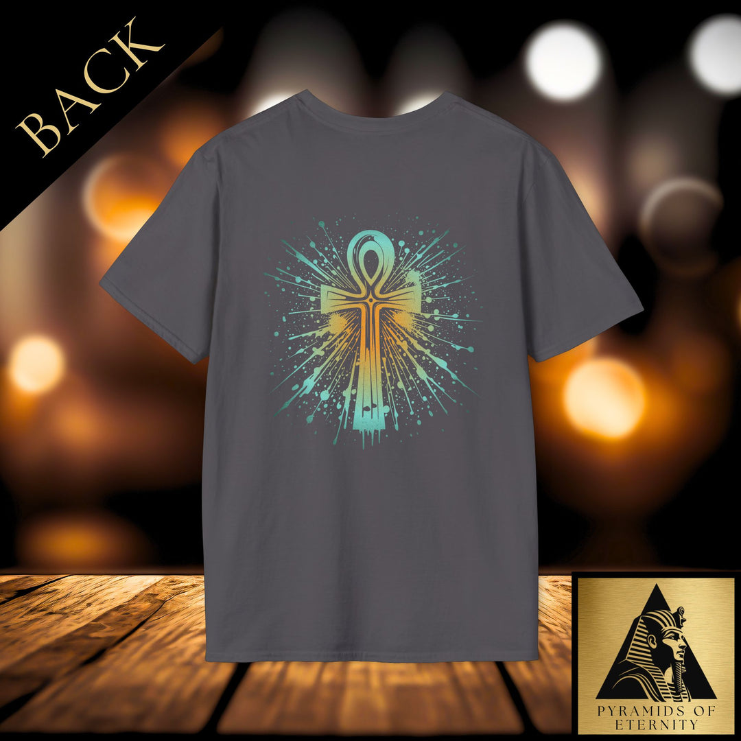 ETERNITY ANKH - Unisex Back Of T-Shirt Design