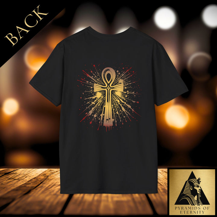 ETERNITY ANKH - Unisex Back Of T-Shirt Design