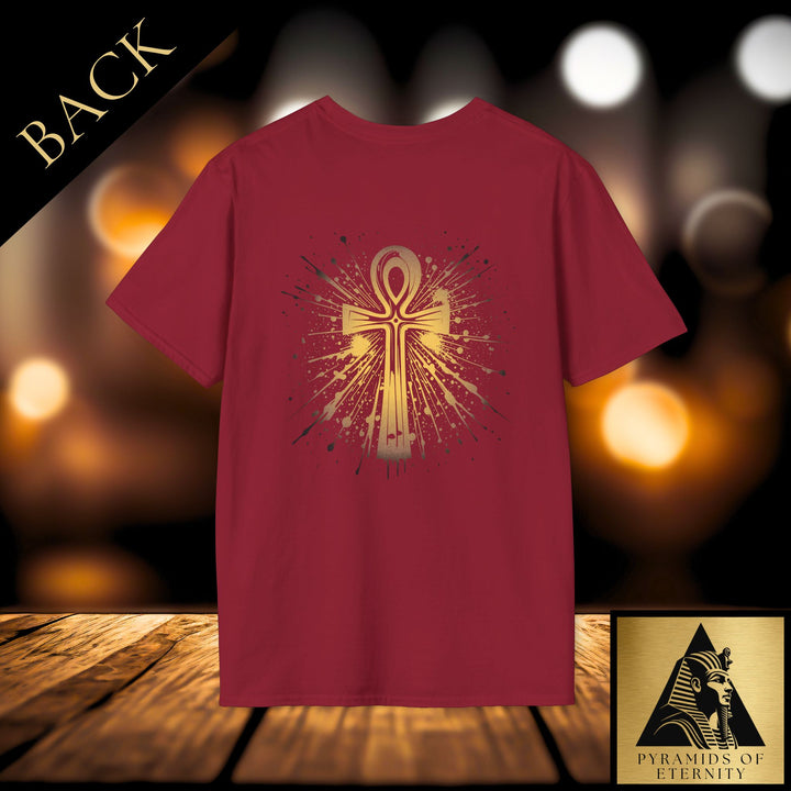 ETERNITY ANKH - Unisex Back Of T-Shirt Design