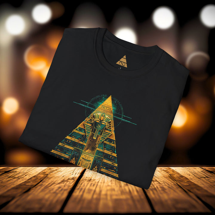 GOLDEN GALAXY PYRAMID T-SHIRT