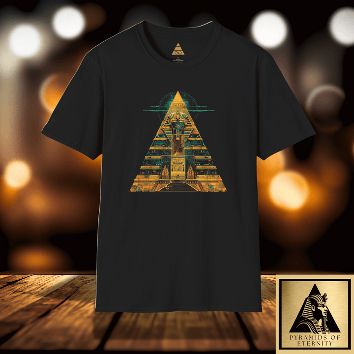 GOLDEN GALAXY PYRAMID T-SHIRT