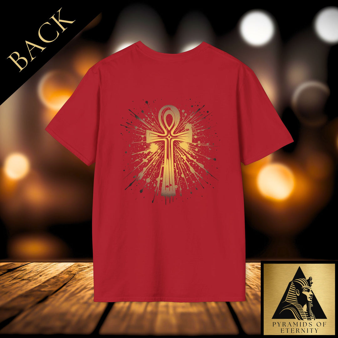 ETERNITY ANKH - Unisex Back Of T-Shirt Design