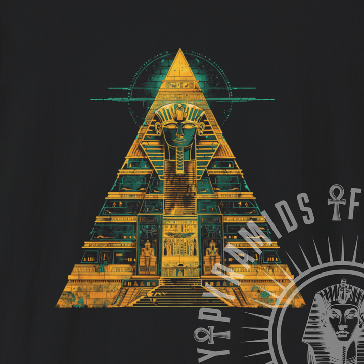 GOLDEN GALAXY PYRAMID T-SHIRT