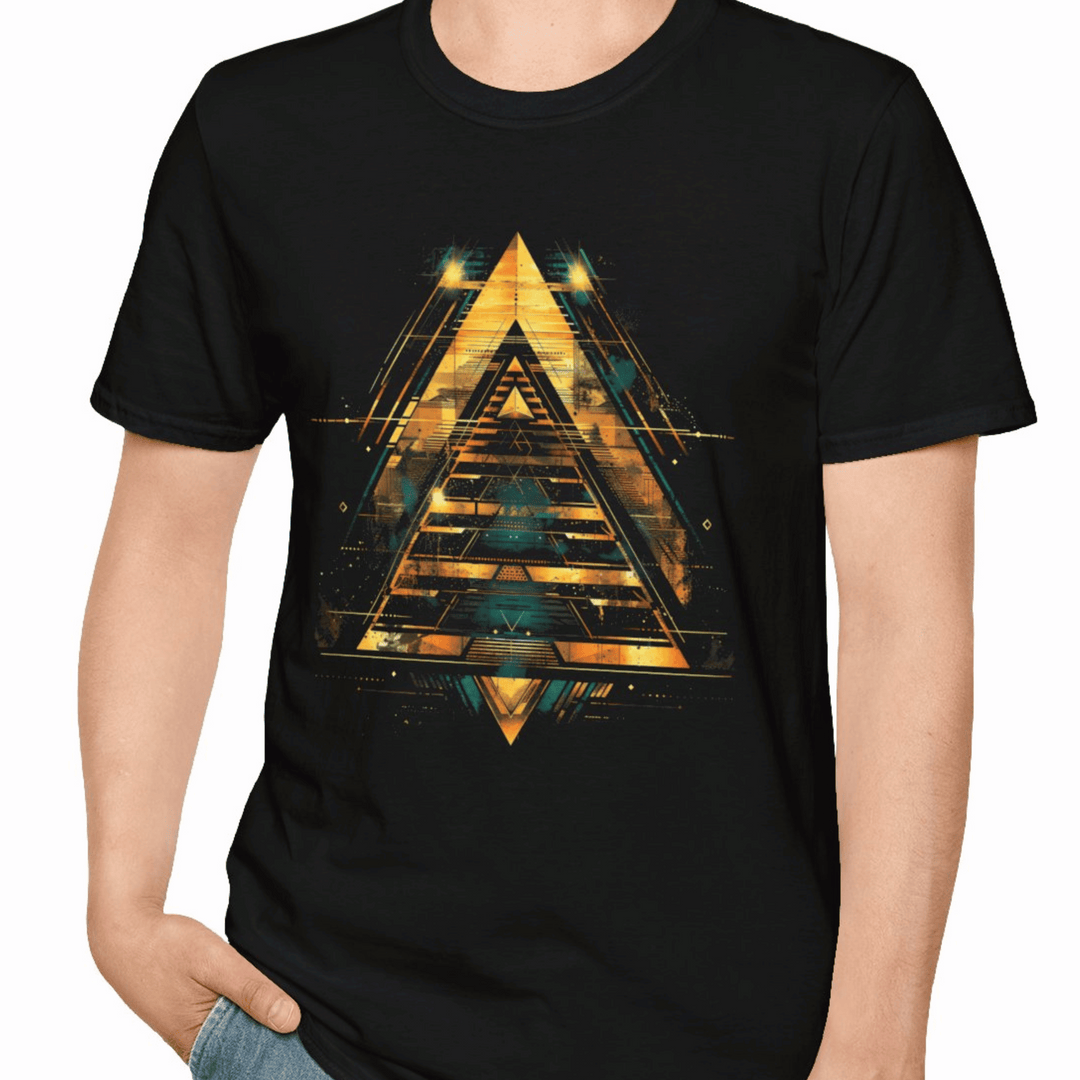 GLOWING GIZA - Unisex Softstyle T-Shirt