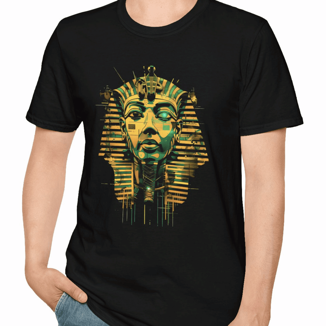 GOLD GLITCH  - Unisex Softstyle T-Shirt