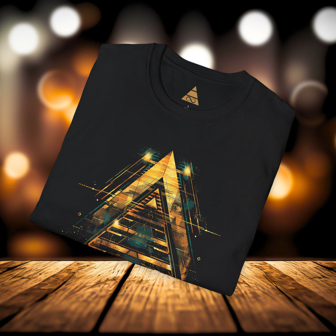 GLOWING GIZA - Unisex Softstyle T-Shirt