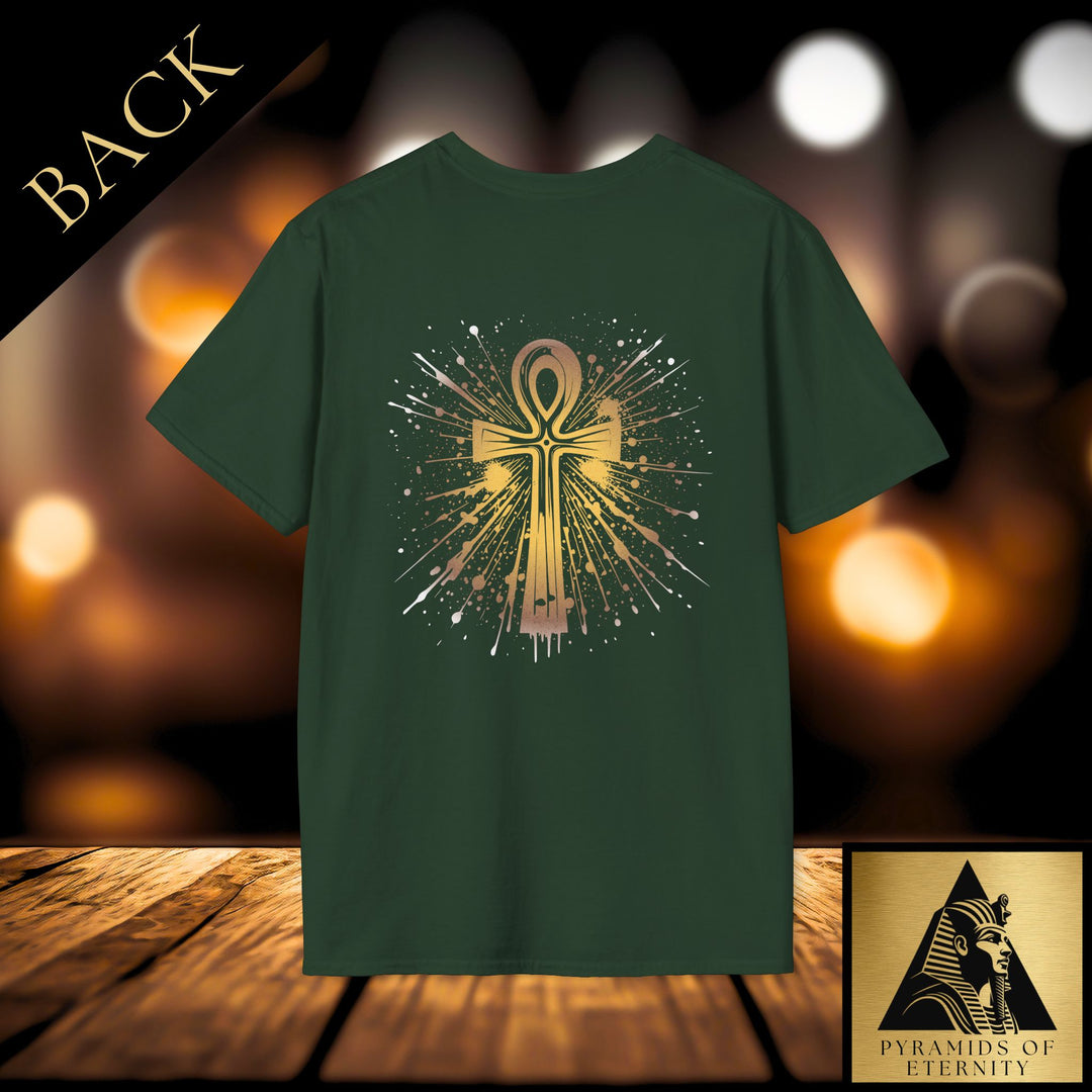 ETERNITY ANKH - Unisex Back Of T-Shirt Design