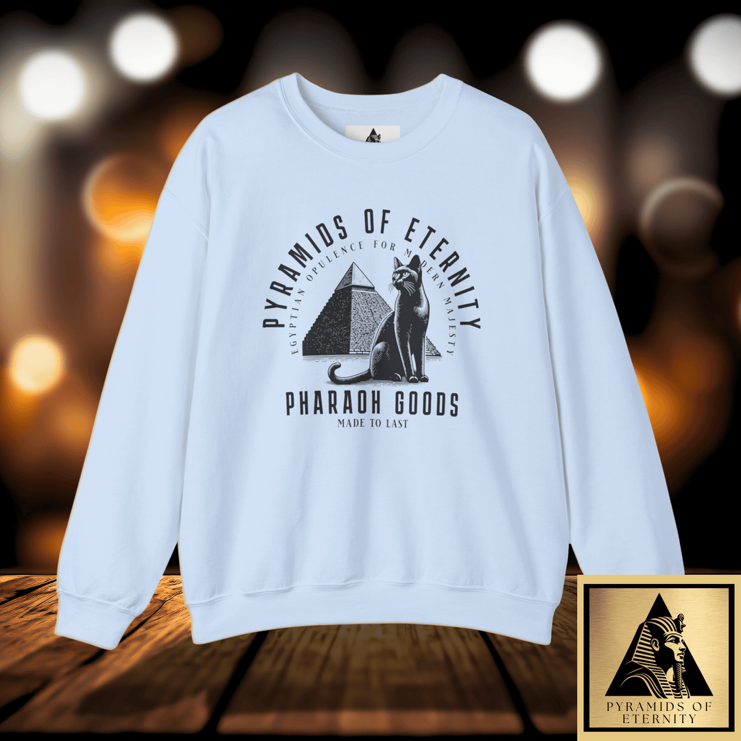 Pyramid Bastet - Unisex Crewneck Sweatshirt